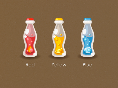 cartoon bottle bottle cartoon fire ice orange juice