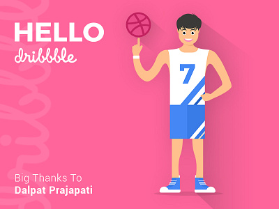 Hello Dribbblers (First Debut Shot) debut dribbble firstpost firstshot hello