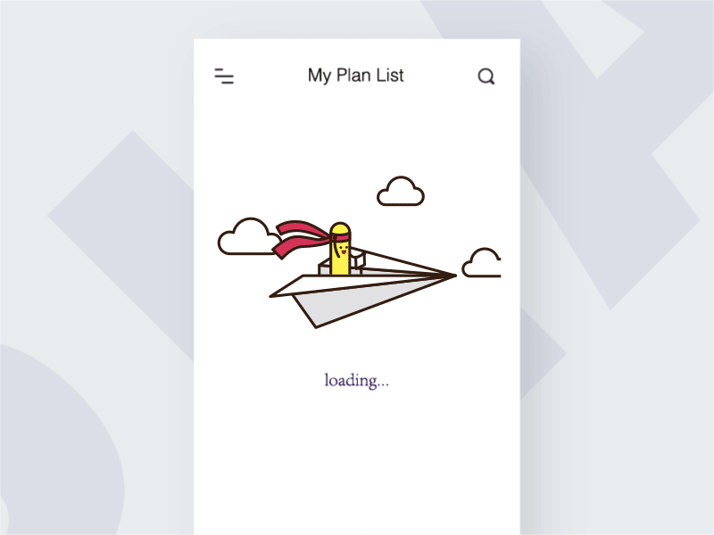 Paper Plane Loading animation gif loading paper plane