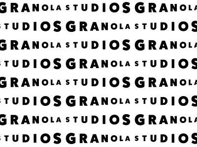 Granola Studios Pattern branddesign branding clean filmstudio logo pattern repeating simple startup subtle virtualreality wordmark