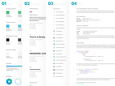 Download Styleguide brand design branding identity design motion design principles specs style guide visual refresh
