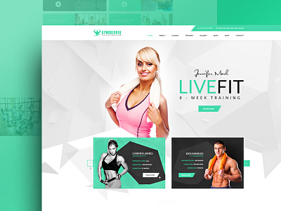 GymBreaker - Fitness & Gym Center aerobic bodybuilding boxing crossfit fitness green gym health schedule sport
