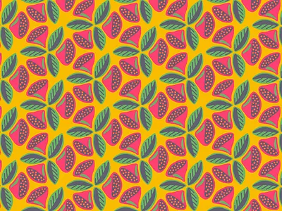 100 Days Of Prints And Patterns [8] colorful colors digital flowers graphic graphic design hand drawn illustration nature pattern print vector