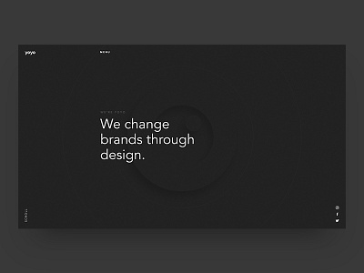 Yoyo - Homepage Concept clean concept debut grid landing minimal page ui ux web website