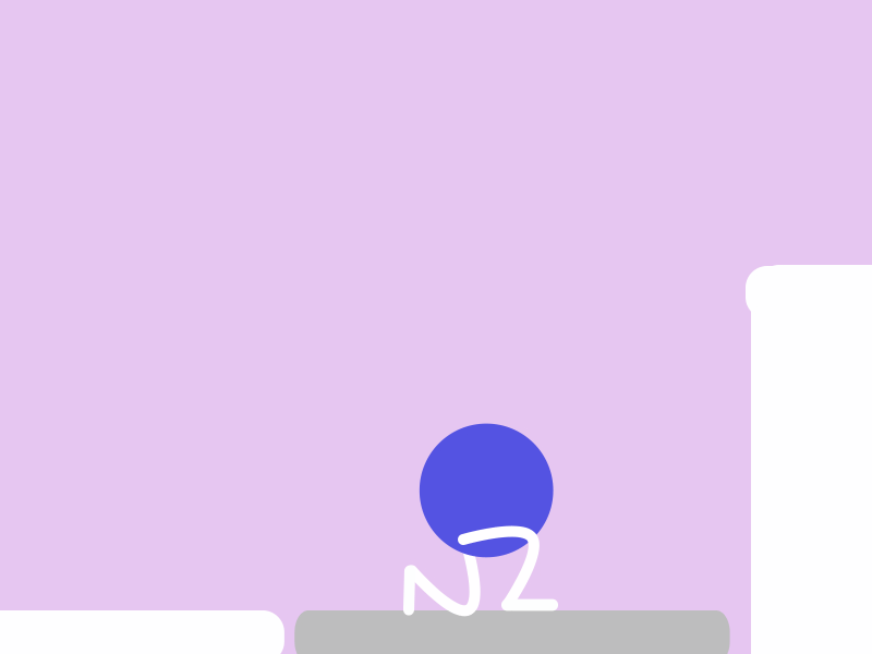 014- SuperHero Landing !! 2d after effects animation daily debut design gif motion graphics simple