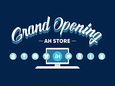 Grand Opening design grand graphic illustration info infographic night opening typography