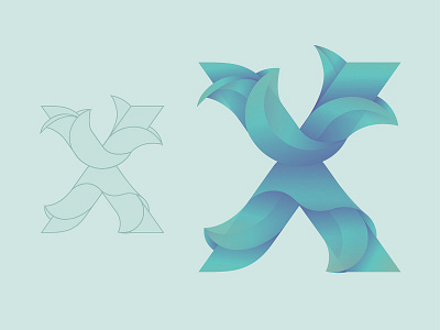 X design handmadefont icon logo logotype typeface typography