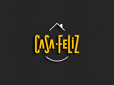 Casa Feliz Logo Design brand identity branding casa feliz criacao de marca designer graphic design handmade happy home identidade visual logo design logo designer