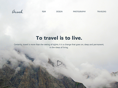 New Look of my Website blog clean header pakistan travel ui ux wanderlust website