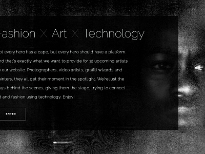 Online Heroes + Alessandra Ruyten black modern noir