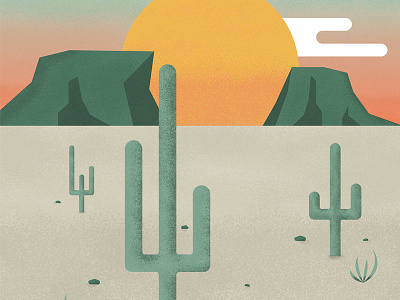 Meanwhile in AZ... cactus desert mountains sand shapes sunset texture