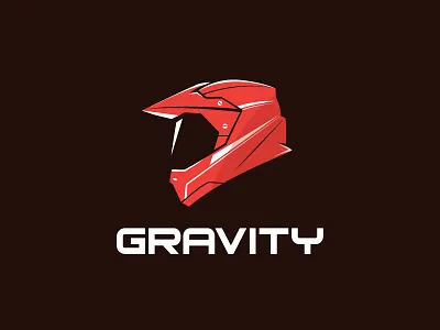 Gravity Logo bike helmet icon logo motor motorbike motorcycle