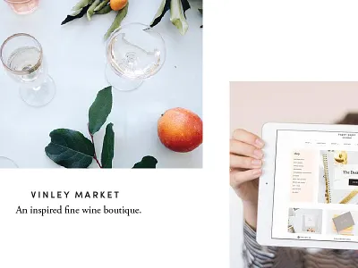 Shoppe Theory Website design ecommerce identity portfolio web design website