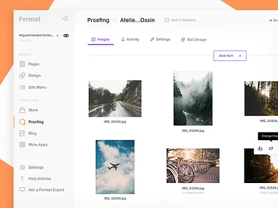 A new format proofing redesign web