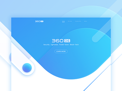 Website Design For 360os 360 360os blue design gradient ramp science shadow web