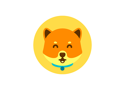Happy Dog animal corgi dog happy icon illustration joy vector