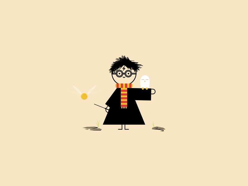 Harry Potter after effects animation gif harry potter illustration