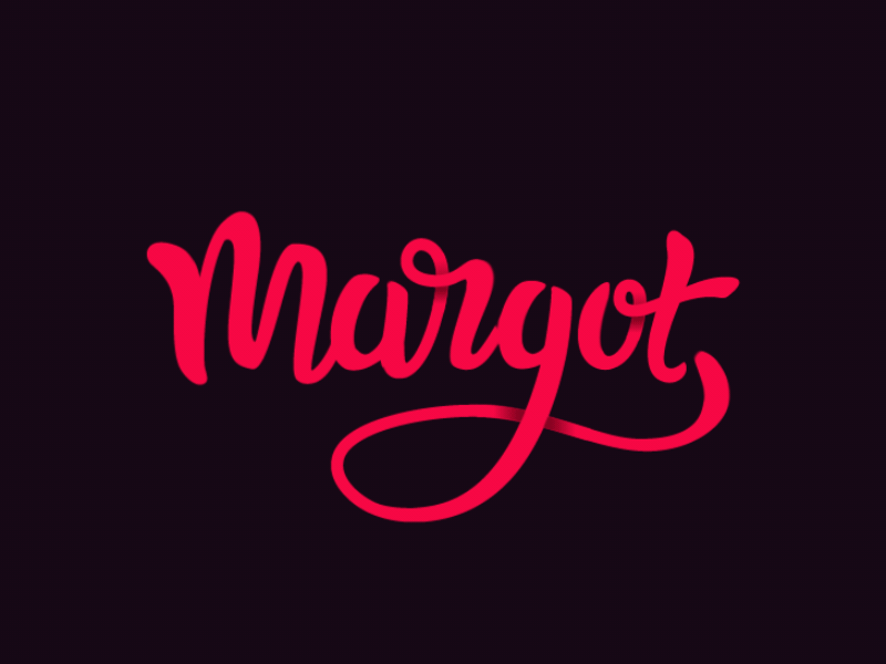 'Margot' logo animation 2d after effects animation motion motion graphic typography typography animation