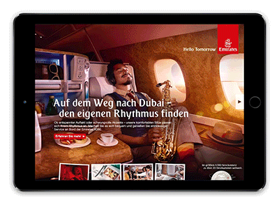 Emirates Advertisment advertisment design development emirates responsive ui uidesign webdesign