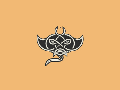 Inji Illustration animal illustration branding hindi illustration injidup logo logo design manta ray sting ray streetwear