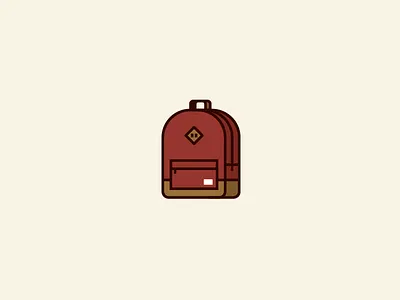 Herschel Heritage Backpack. backpack flat design herschel pack