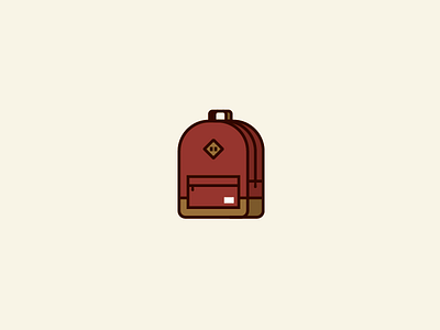 Herschel Heritage Backpack. backpack flat design herschel pack
