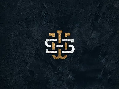 WS monogram american brand branding glow logo monogram retro script type typography vector vintage