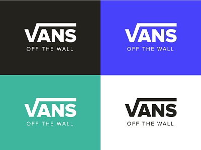 Vans branding concept design logo