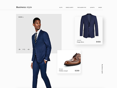 Fashion UI Kit "Nice" clothes fashion kit nice style ui