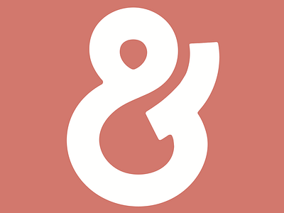 & ampersand and type typography