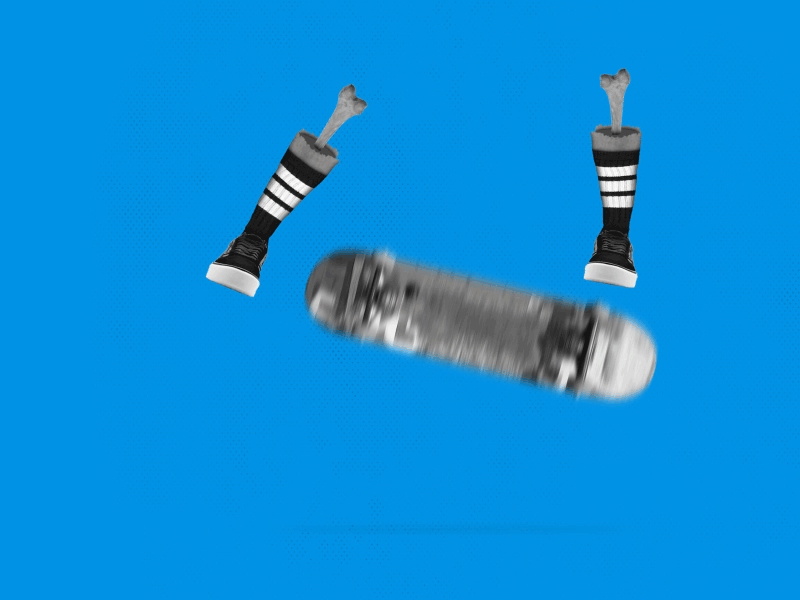 Bodyless Skater | Trick #01 - Flip animation motion design skateboard skater