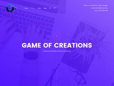 Creative and Friendly creative multipurpose portfolio wordpress