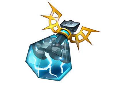 Lightning in a Bottle bottle cloud icon illustration lighting storm