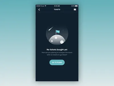 User case - empty room app empty case empty state flag illustration illustrator moon space ui vector