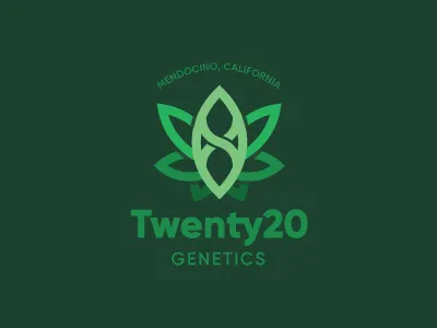 Twenty20 Genetics branding breeding identity logo seed weed
