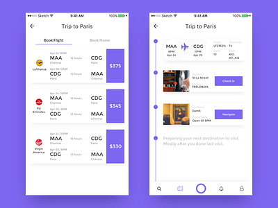 Trip Planner - Concept concept flight planner tickets trip