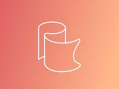 Relax logotype brand branding identity inspiration letter logo logotype minimal paper roll simple symbol