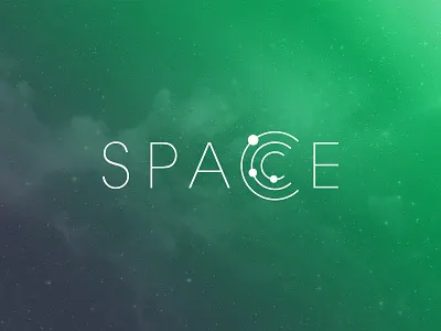 Space Logo Design Concept brand brand identity cosmos logo logo design mark sign space typographic typography universe