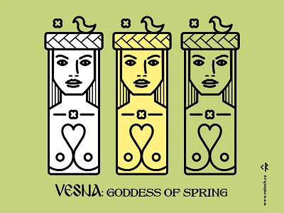 Vesna: goddess of spring goddess spring vesna