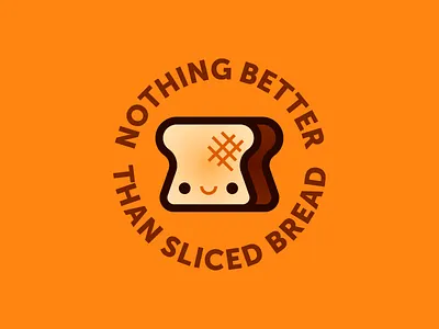 Sliced Bread bread food gluten icon idiom illustration pun sliced bread