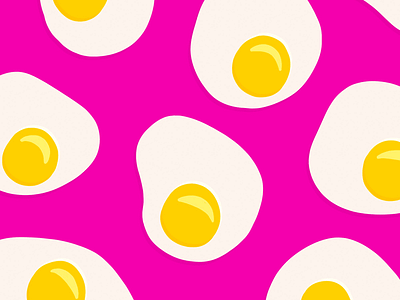 100 Days Of Prints And Patterns [19] colorful colors digital eggs graphic graphic design hand drawn happy illustration pattern print vector