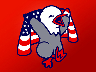 Lil' Capitals america capitals caps concept eagle flag hockey national hockey league nhl sports washington washington capitals