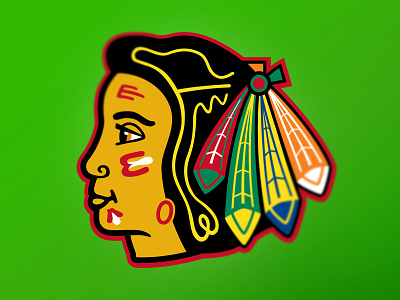 Lil' Blackhawks blackhawks chicago chicaho blackhawks concept hawks hockey indian national hockey league native american nhl sports