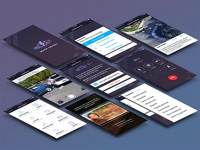 Quick Crash app ios mobile ui