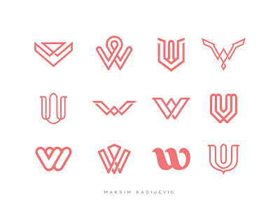 LOGO pt1 icon letter logo mark symbol w