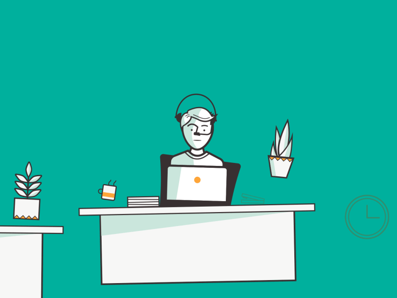 SecureLogix animation call center explainer video gif motion