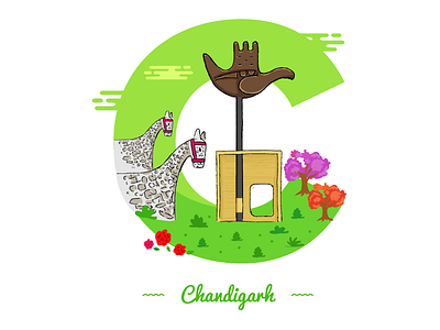 C ~ Chandigarh. 36day c @36daysoftype adobe designmilk designspiration graphicdesigncentral illustration illustree india pirategraphic sheherseries theydrawandtravel