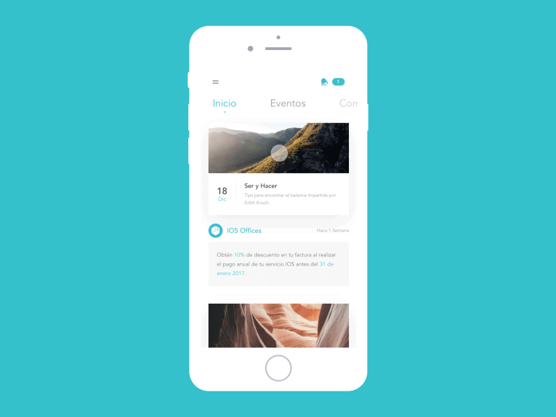Coworking Space Platform - Preview blue cowork digital ios mobile offices platform