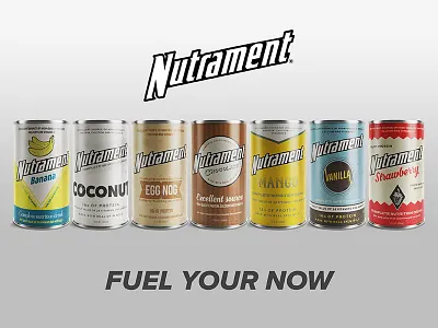 Nutrament Packaging Concept concept design nutrament packaging retro