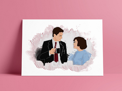 True Love coffee david lynch fanart illustration illustrator love paint pantone photoshop posters twin peaks twinpeaks